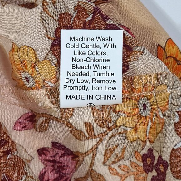 RusttyDustty NWT Size XXL Bohemia Peasant Blouse V-neck Crochet - Picture 5 of 12